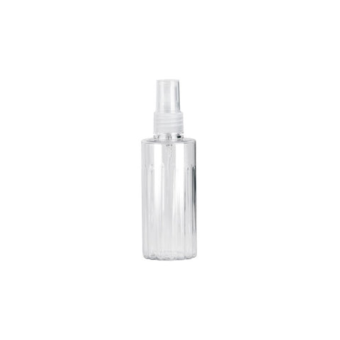 TRAVEL-COSMETIC / Botella redonda SPRAY 100 ML Transparente - Menaje Juypal