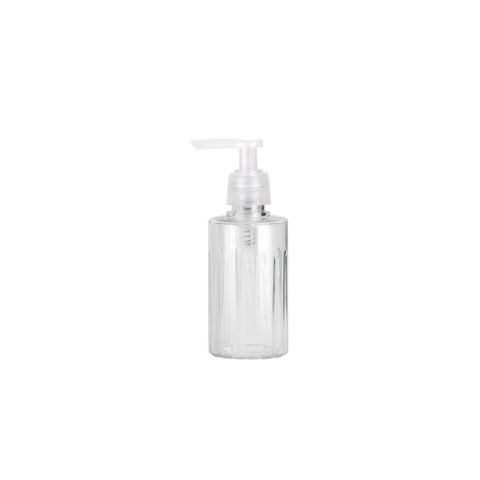 TRAVEL-COSMETIC Botella Redonda Dosificador 75ML Transparente - Menaje Juypal