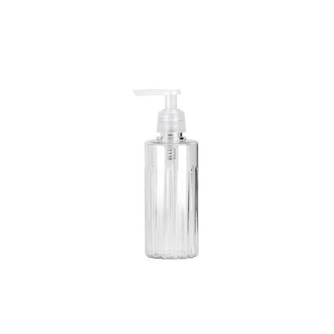 TRAVEL-COSMETIC Botella Redonda Dosificador 100 ML Transparente - Menaje Juypal