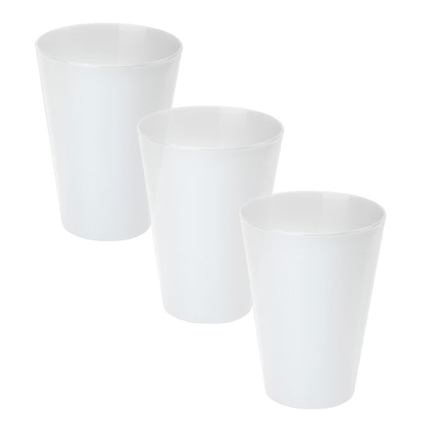 SET 3/ Vasos cónicos PP 0,43 L - Menaje Juypal