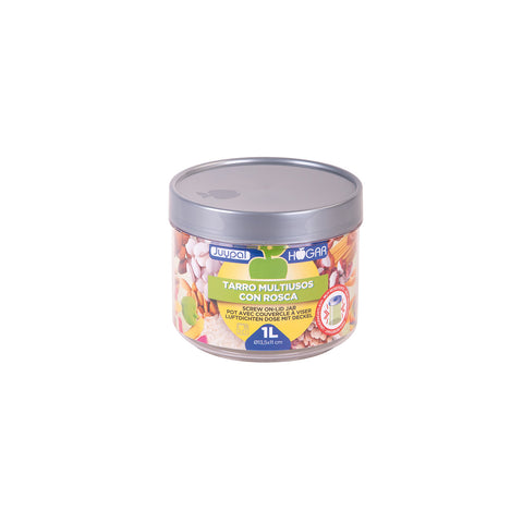 Tarro multiusos tapa de rosca - 1L - Juypal Hogar | Tienda de productos de menaje para el hogar