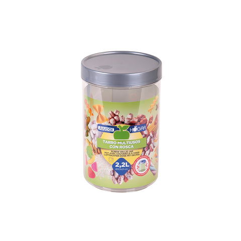 Tarro multiusos tapa de rosca 2,20L - Juypal Hogar | Tienda de productos de menaje para el hogar
