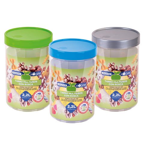 Tarro multiusos tapa de rosca 2,20L - Juypal Hogar | Tienda de productos de menaje para el hogar