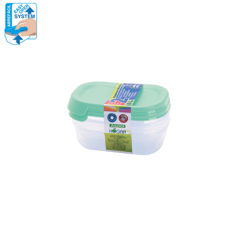 TaperHogar Rectangular Set 2 0,50 L Abrefácil - Soft Colors