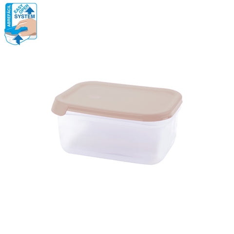 TaperHogar Rectangular 2,25 L Abrefácil - Soft Colors
