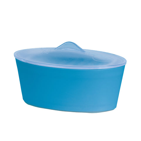 Rallador con recipiente antideslizante + cuchilla de acero inoxidable