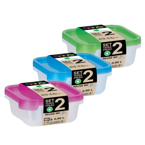 Taperfresh 0,9L SET 2 - Juypal Hogar | Tienda de productos de menaje para el hogar