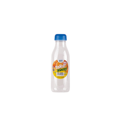 Botella PET zumo/ Agua 0,50 L + Tapón Premium