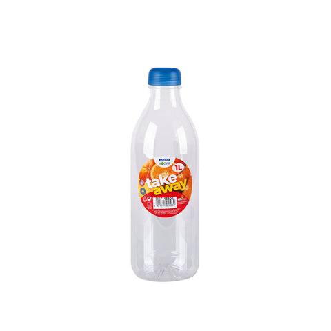 Botella PET Zumo/ Agua 1 L + Tapón