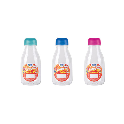 Botella PET Zumo/Agua de 0,33L + Tapón