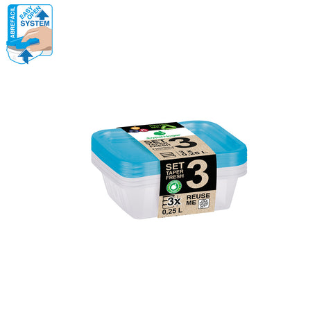 TaperFresh Oval 0,25 L - SET 3