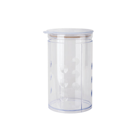 Tarro hermético con tapa a presión 1,25 L Base Transparente