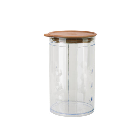 Tarro hermético con tapa a presión 1,25 L Base Transparente