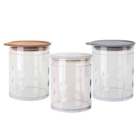 Tarro hermético con tapa a presión 0,75 L Base Transparente