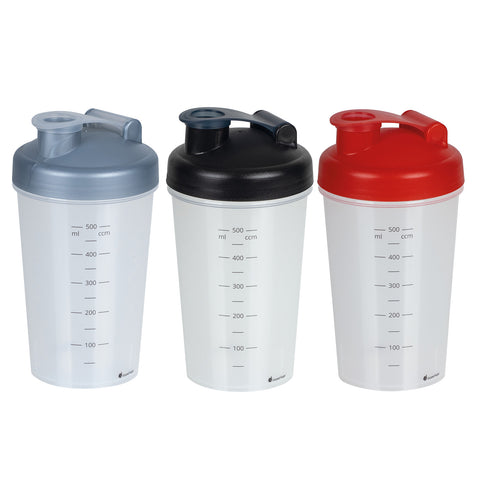 Shaker Mezclador batidos 0,60 L + Rejilla