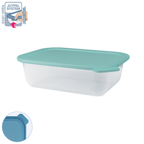 TaperHogar Hermético Rectangular 1 L - Soft Colors
