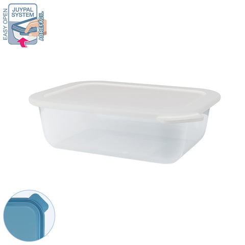 TaperHogar Hermético Rectangular 1 L - Soft Colors