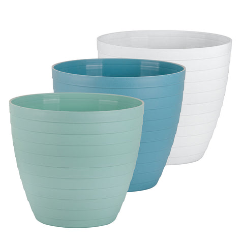 Maceta Florencia 25 cm Escalones - Soft Colors