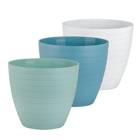 Maceta Florencia 21 cm Escalones - Soft Colors