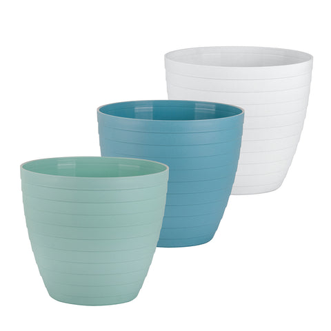 Maceta Florencia 18 cm Escalones - Soft Colors