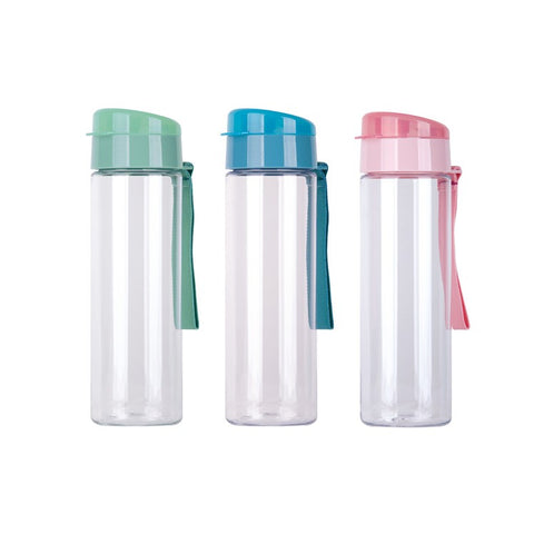 Botella TRITAN 0.60L con Tapón Vertedor + Correa - Soft colors - Juypal Hogar | Tienda de productos de menaje para el hogar