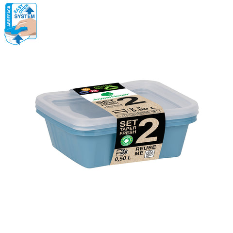 TaperFresh Ovalado 0,50 L Set 2 - Soft Colors