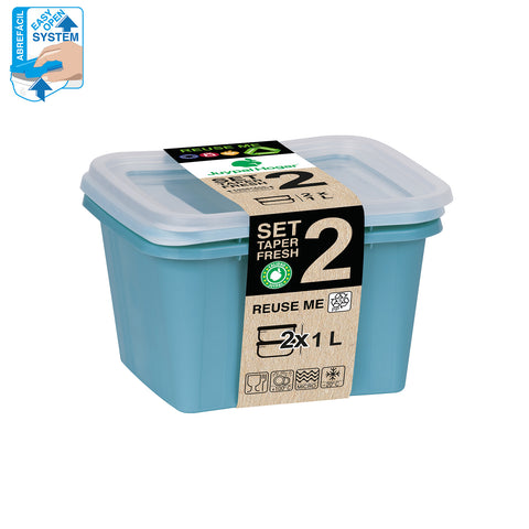 TaperFresh Ovalado 1 L Set 2 - Soft Colors