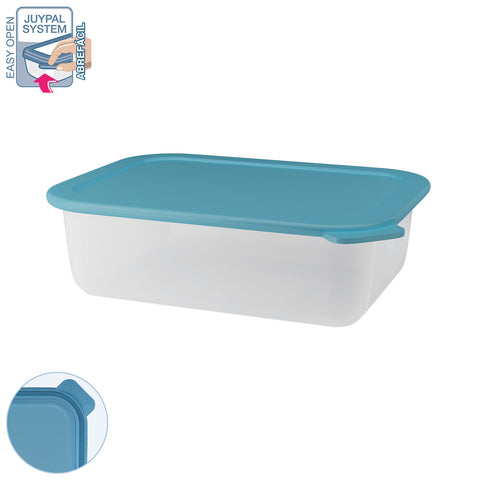 TaperHogar Hermético Rectangular 1,50 L - Soft Colors