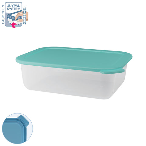 TaperHogar Hermético Rectangular 1,50 L - Soft Colors
