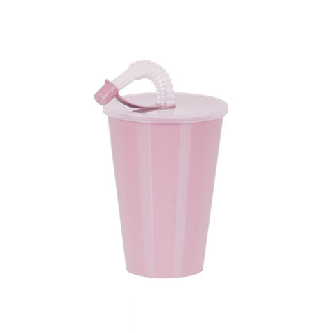 Vaso + tapa con caña 0,45L - Soft Colors - Juypal Hogar | Tienda de productos de menaje para el hogar