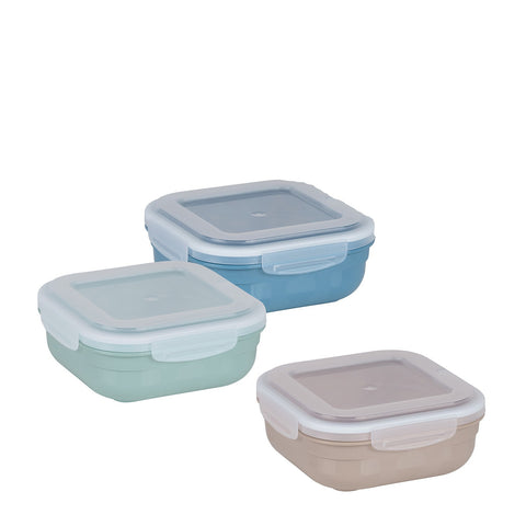 TaperHogar Cuadrado Hermético 0,70 L BIMAT - Soft Colors