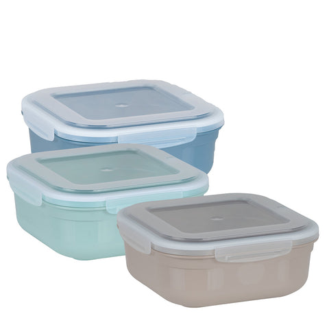TaperHogar Cuadrado Hermético 5 L BIMAT - Soft Colors