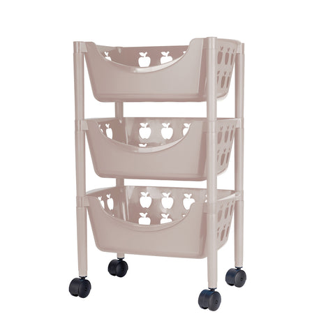 Carro multiusos Grande 3 pisos 14,50 L - Soft Colors