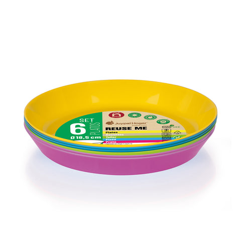 Platos Set 6 Picnic (18,5X2,5cm)