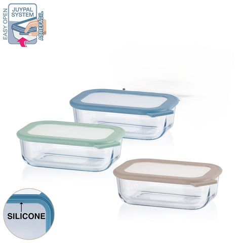 TaperGlass BIMAT Rectangular 0,30 L BOROSILICATO - Soft Colors