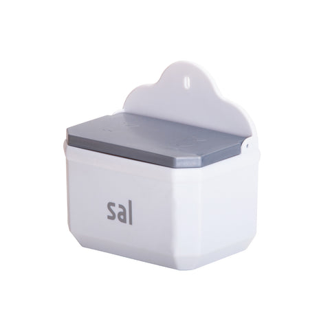 Salero Premium letrero "SAL" Gris/Blanco