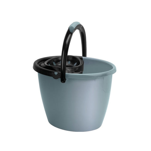 Cubo de Fregona ovalada + escurridor - 14L - Menaje Juypal