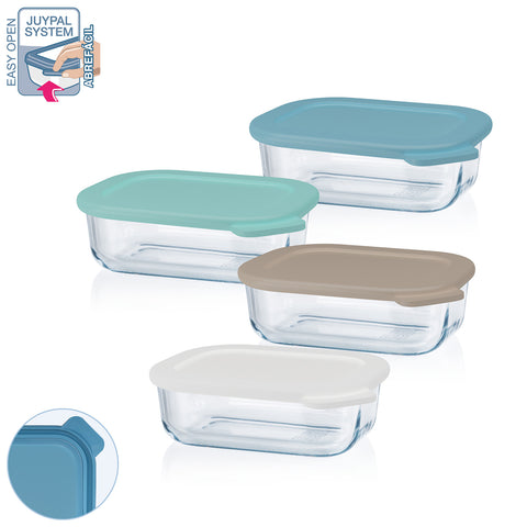 TaperGlass Rectangular 0,30 L BOROSILICATO - Soft Colors