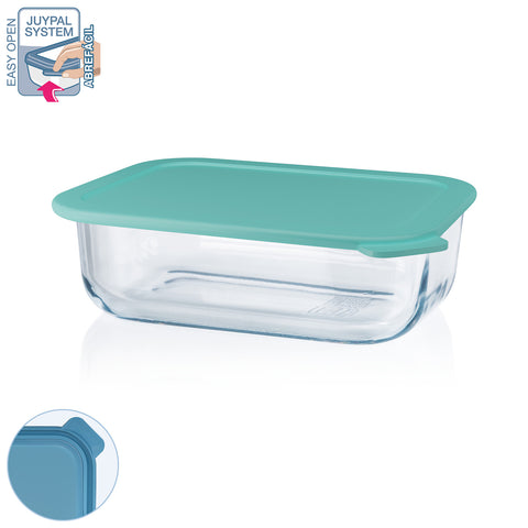 TaperGlass Rectangular 1,52 L BOROSILICATO - Soft Colors