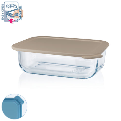 TaperGlass Rectangular 1,52 L BOROSILICATO - Soft Colors