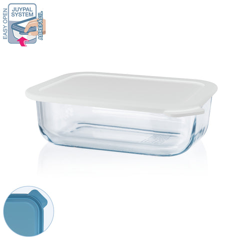 TaperGlass Rectangular 1,52 L BOROSILICATO - Soft Colors