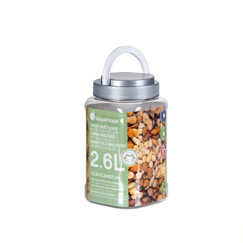 Tarro hermético multiusos de 2,6 litros - Juypal Hogar | Tienda de productos de menaje para el hogar