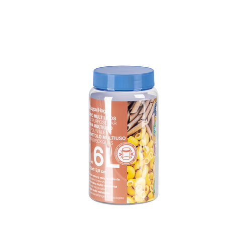 Tarro Hermético PET 1,6L - Juypal Hogar | Tienda de productos de menaje para el hogar