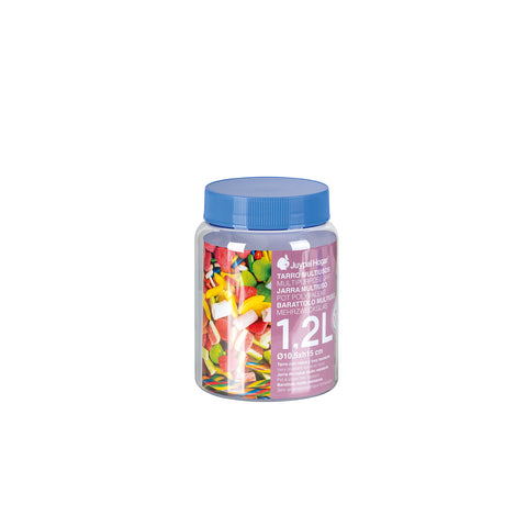 Tarro Hermético PET 1,2L - Juypal Hogar | Tienda de productos de menaje para el hogar