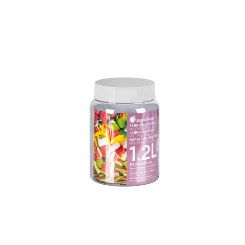 Tarro Hermético PET 1,2L - Juypal Hogar | Tienda de productos de menaje para el hogar