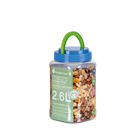 Tarro hermétco multiusos 2,6L - Juypal Hogar | Tienda de productos de menaje para el hogar