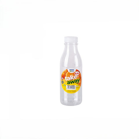 Botella PET Zumo/Agua de 0,50L + Tapón