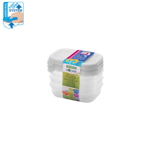 TaperHogar Rectangular Set 3/4 0,25 L Abrefácil