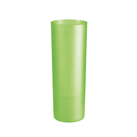 SET 6 / Vaso tubo Premium "IRROMPIBLE" 330 CC PP - Menaje Juypal