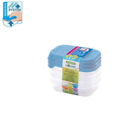 TaperHogar Rectangular Set 3/4 0,25 L Abrefácil